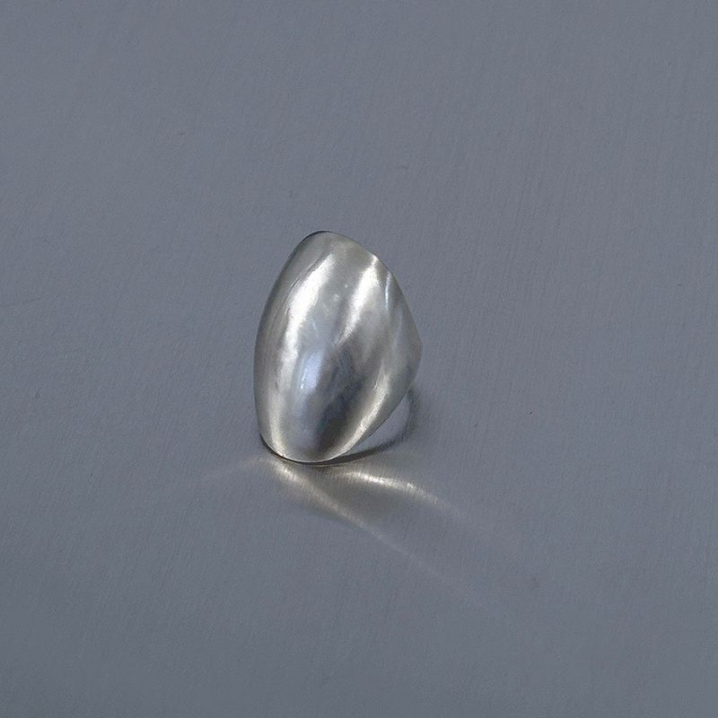 [925silver] Marui bold matt ring