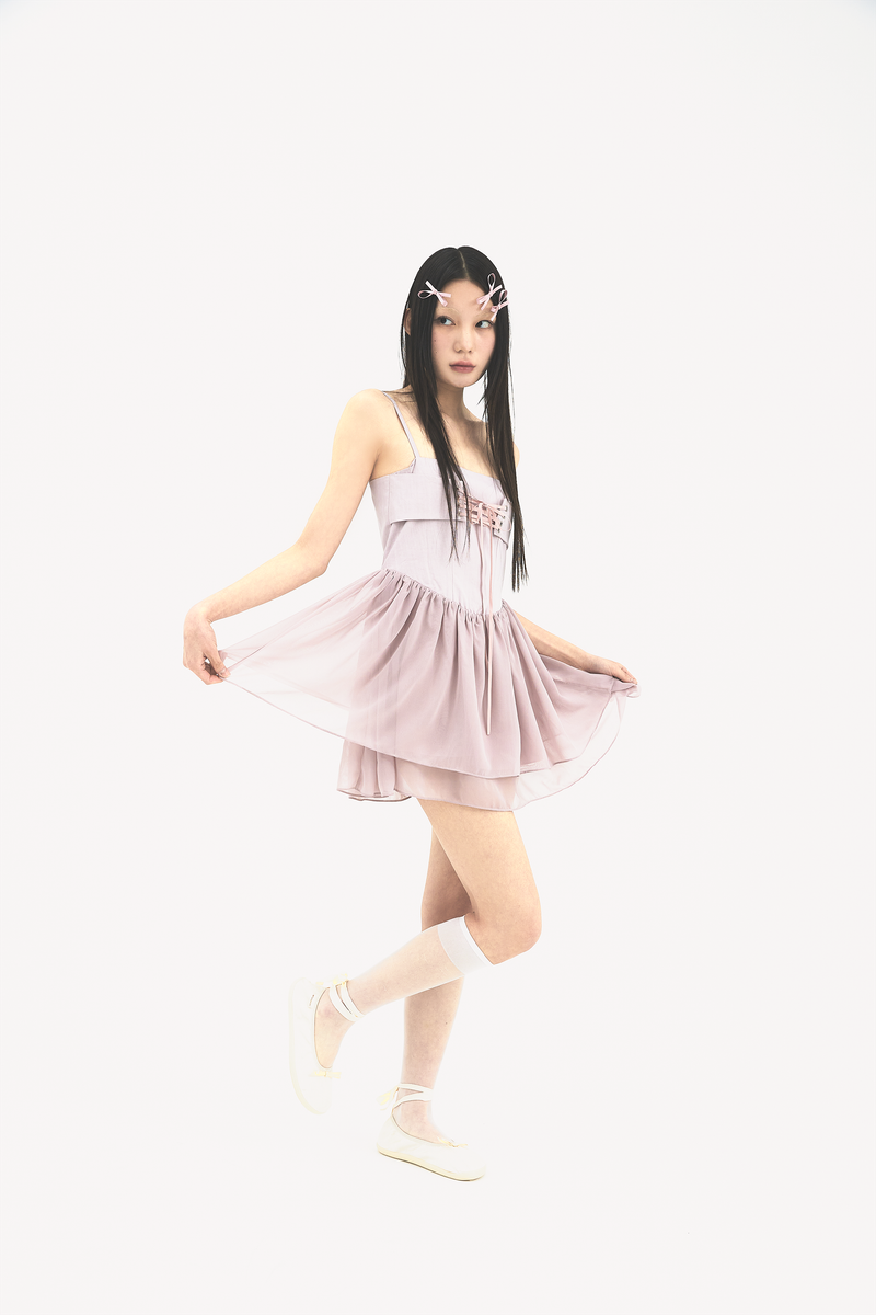 Bustier dress Pink
