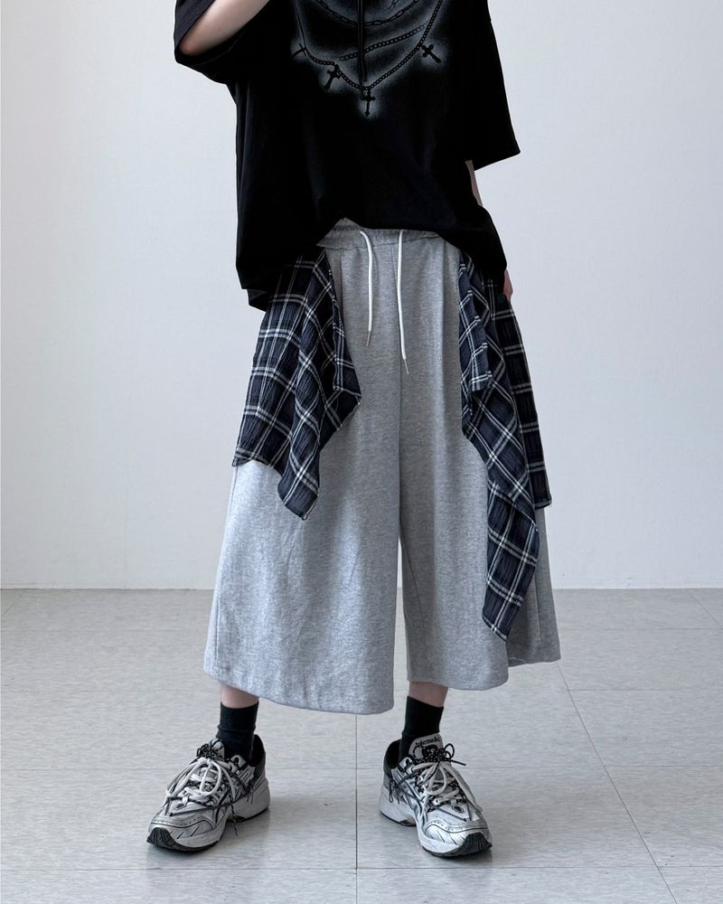 Flow Check Bermuda Pants
