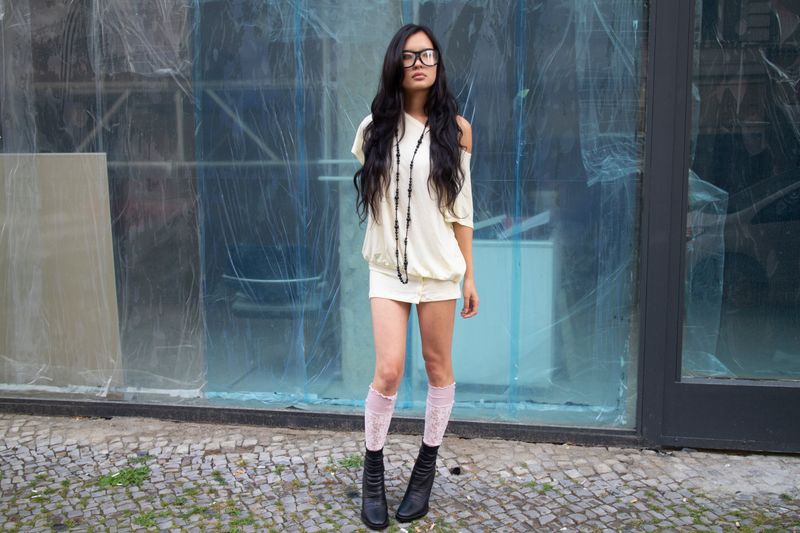 Drape Mini Dress [Lemon]