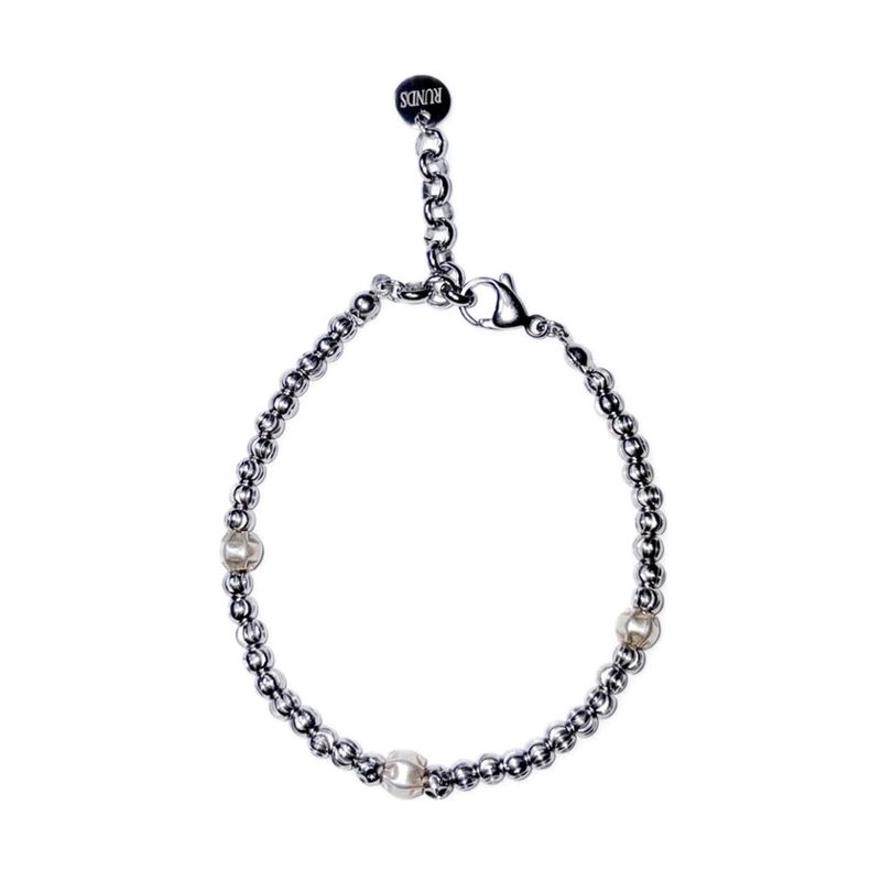 RUNDS(ランド)の「karan silver & surgical barcelet 01(Accessories)」