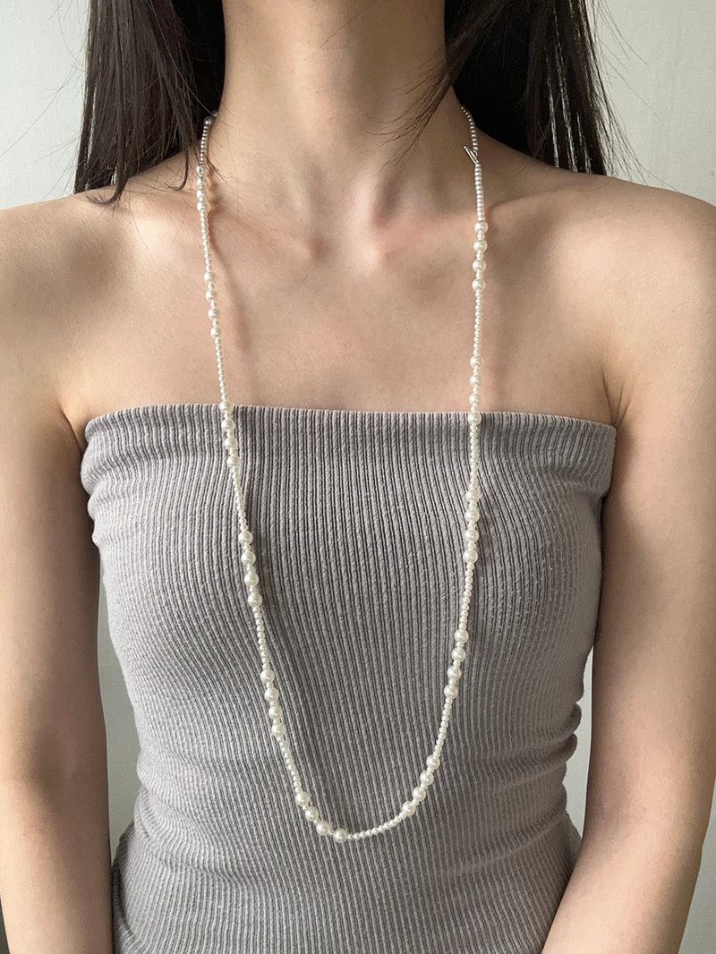 [925silver] Bubble pearl necklace
