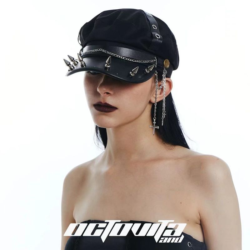 Black Retro Beret