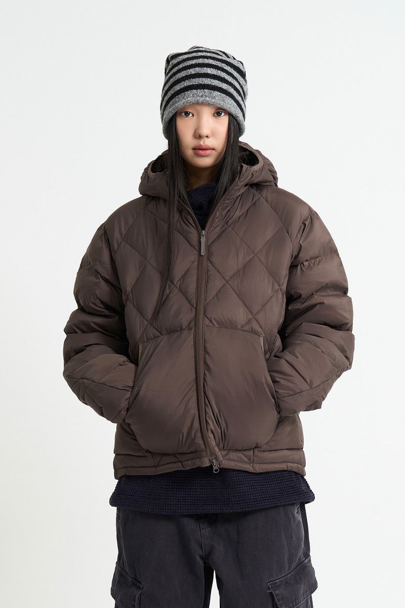 Raucohouse（ラウコハウス）の「Hound quilting duck down hood padding jumper（Jackets/Outerwear）」