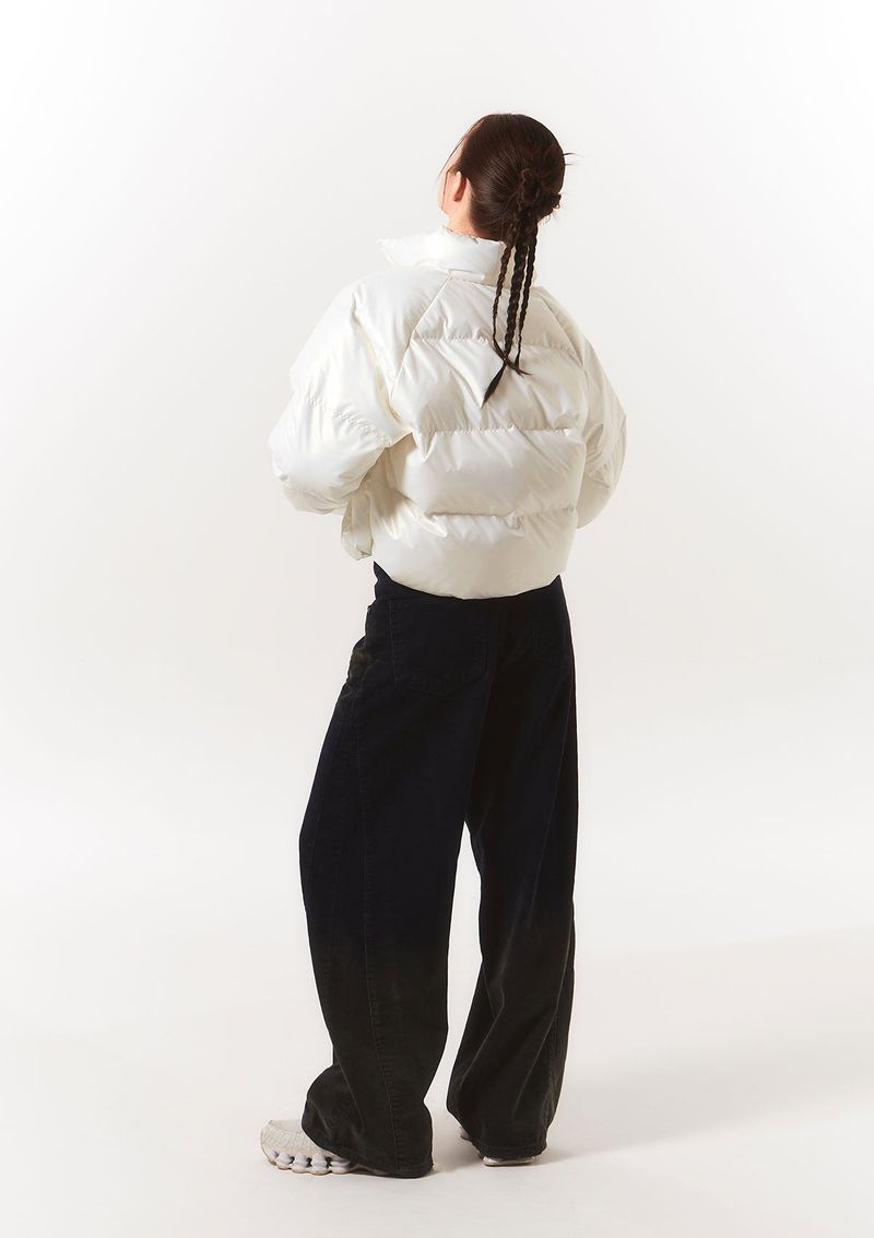 high beam puffer jk - pearl white