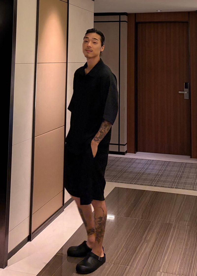 [ VIR Style Original ] INKKI Buttonless Pleated Wide Half Pants 