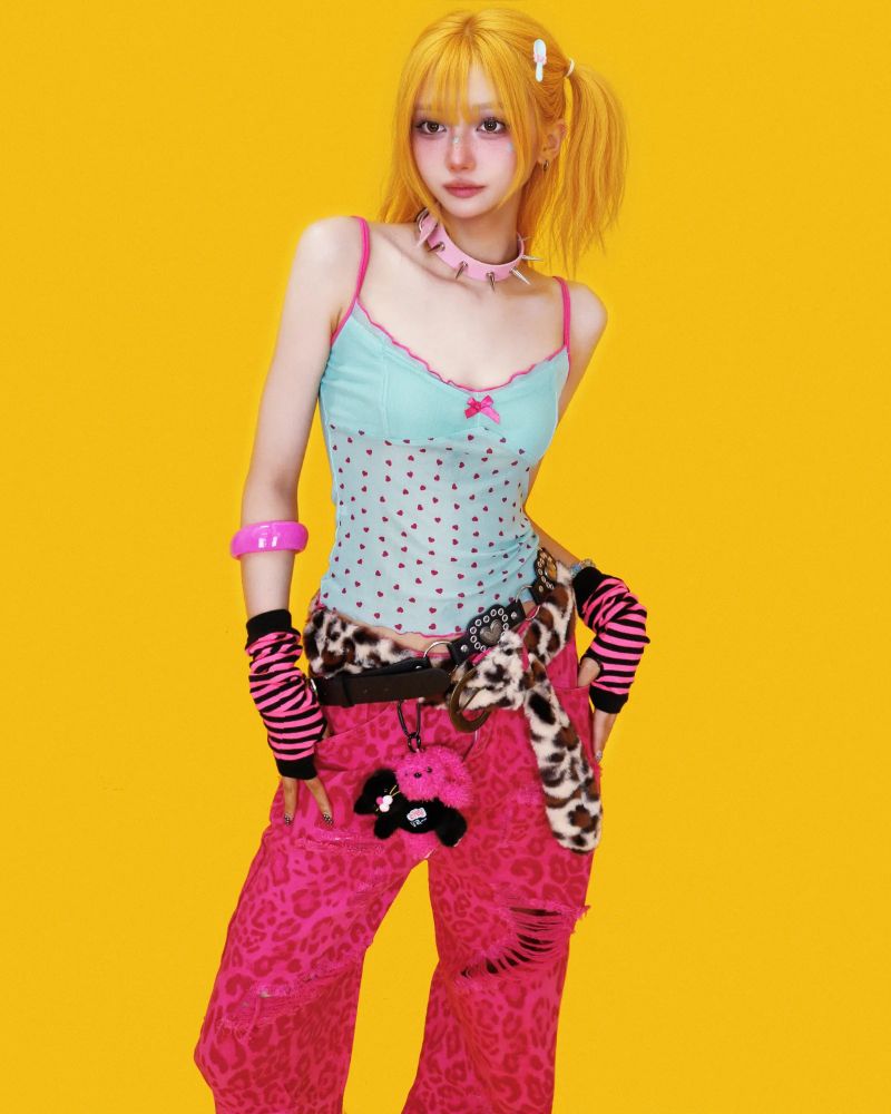 heart-heart sleeveless (2color)
