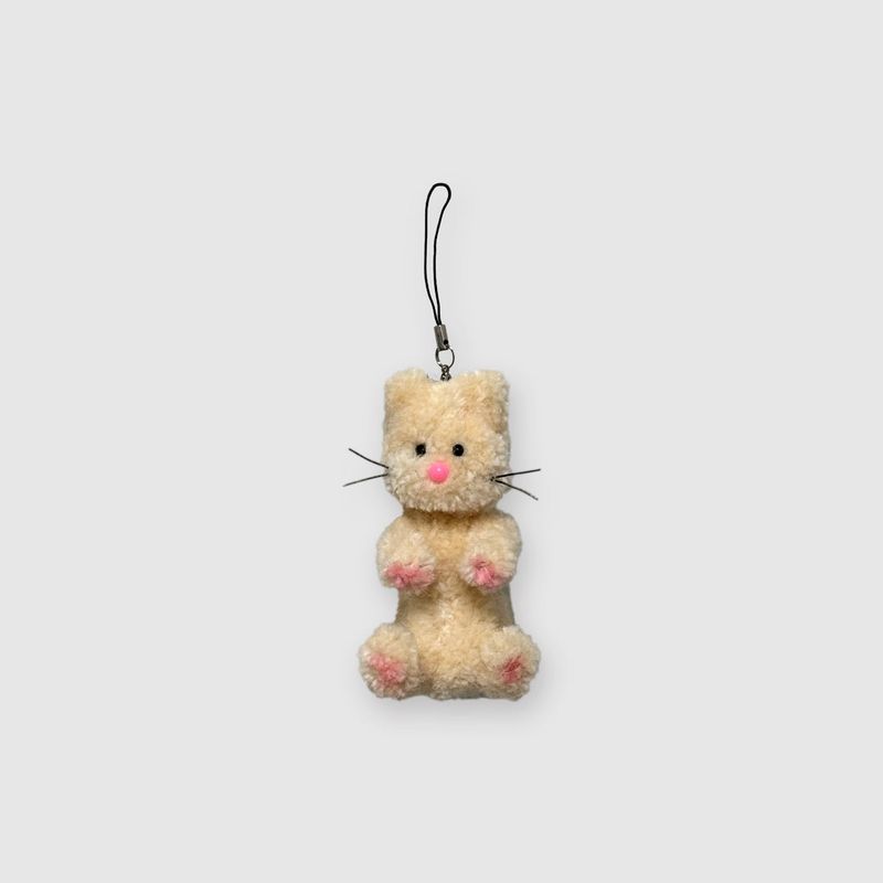 Papimyong（パピミョン）の「[made] cream ferret keyring s size（Toys/Key Holders）」
