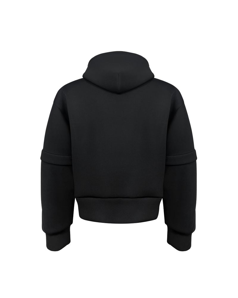 AE BULKY HOODIE ZIPUP_BLACK