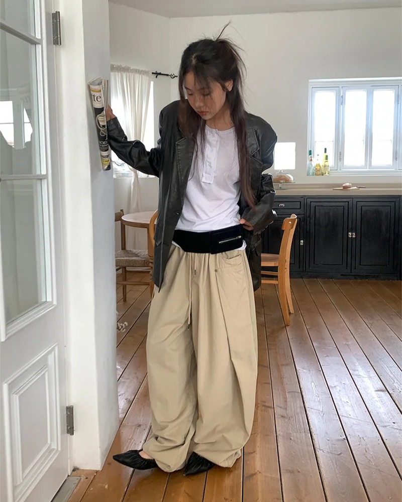 SUEDE POCKET BELT BAG (2C)