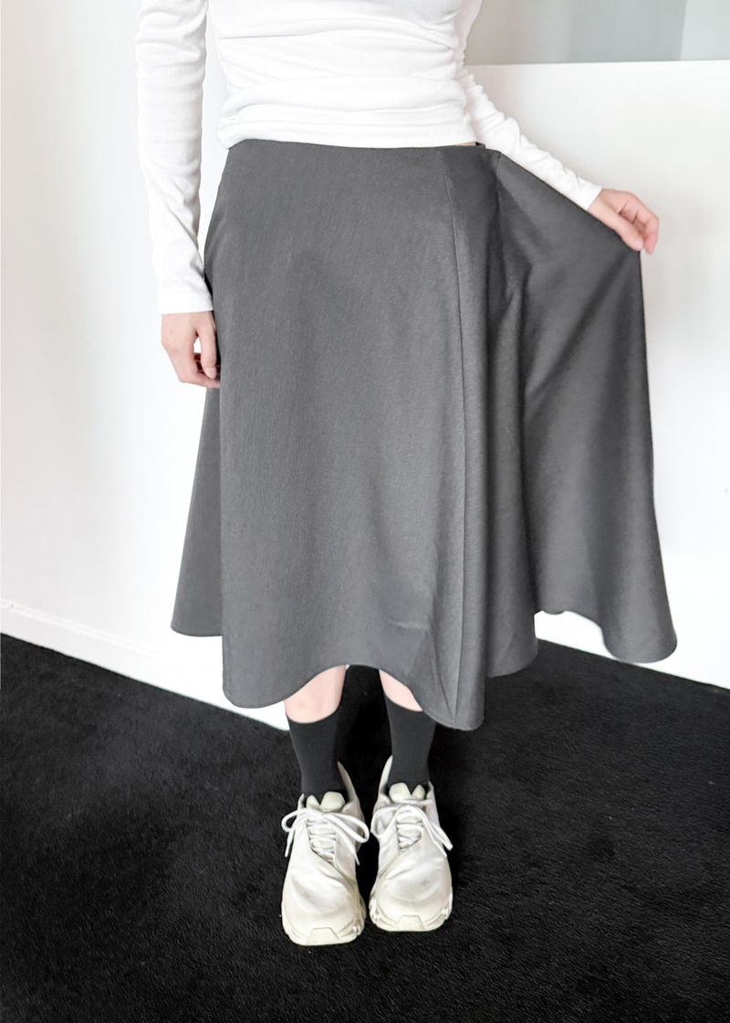  BUCKLE LAYER SKIRT