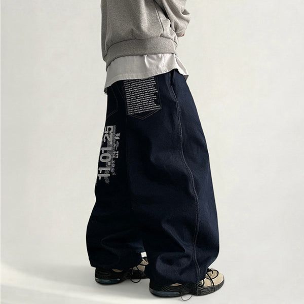 voarc（ボアク）の「Storm Bottom Lettering Undyed Baggy String Wide Pants（Pants）」