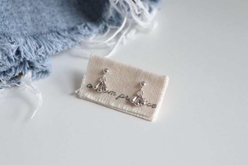 Mermaid Silver 925 Pierce handmade