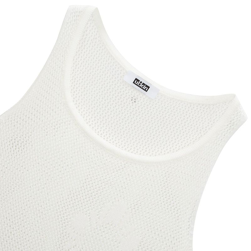 [24SS LSD COLLECTION] MUGUNG Crochet Knit Layered Dress_Ivory