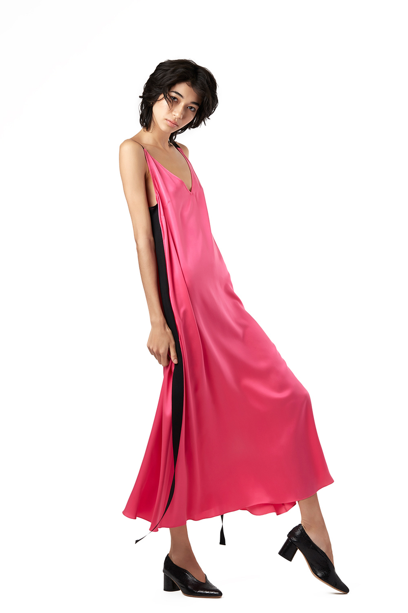 Ribbon Long Dress