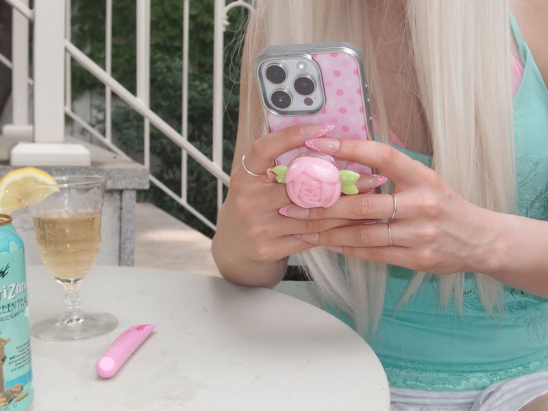 【TPUケース】Summer Dot Case_Pink