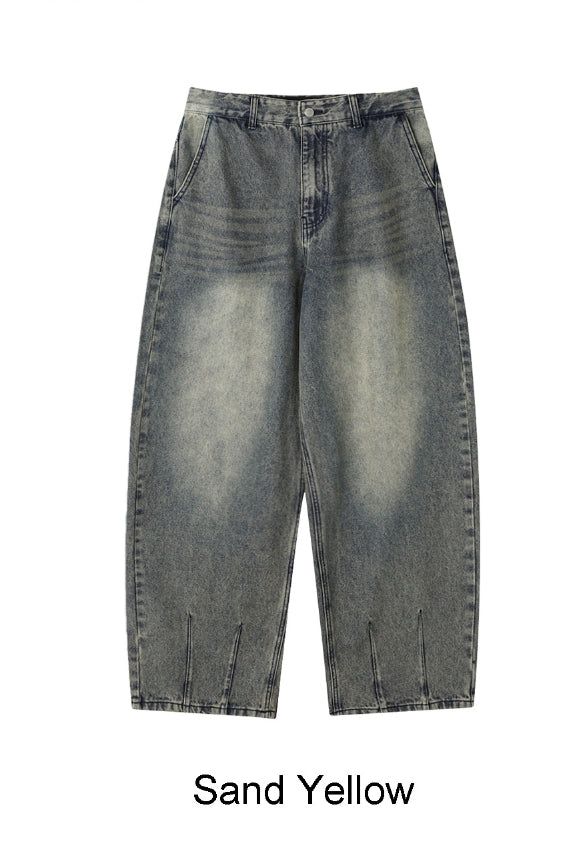 Hail Back Pocket Washed Denim Pants