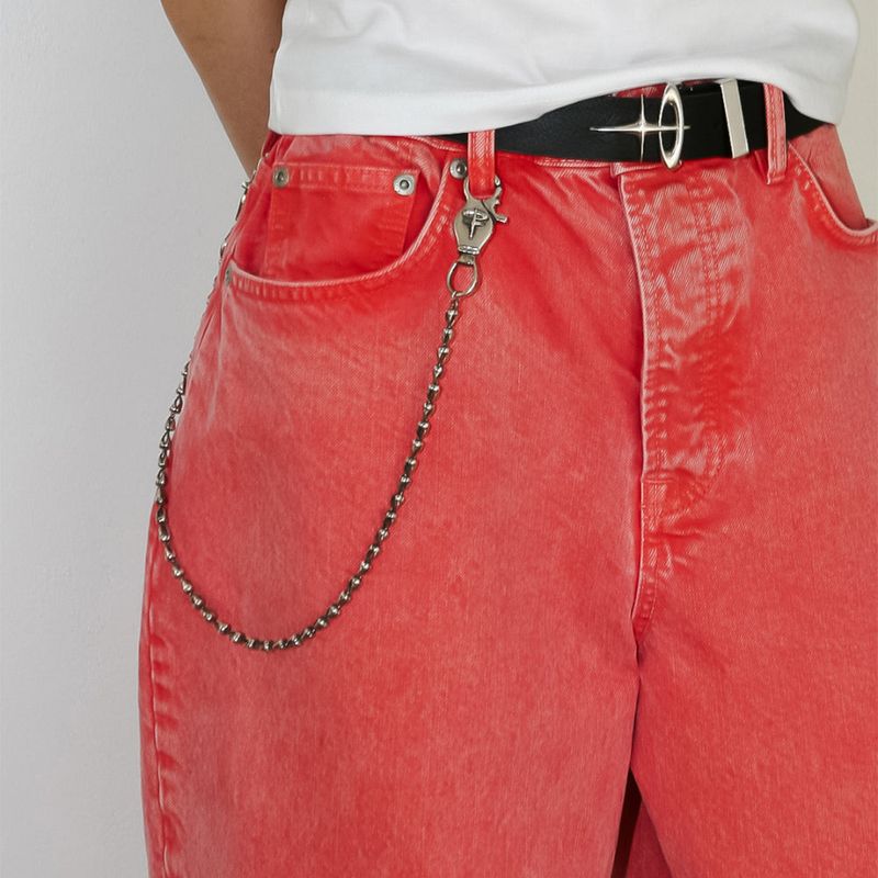 Teeth Logo Belt (Silver)