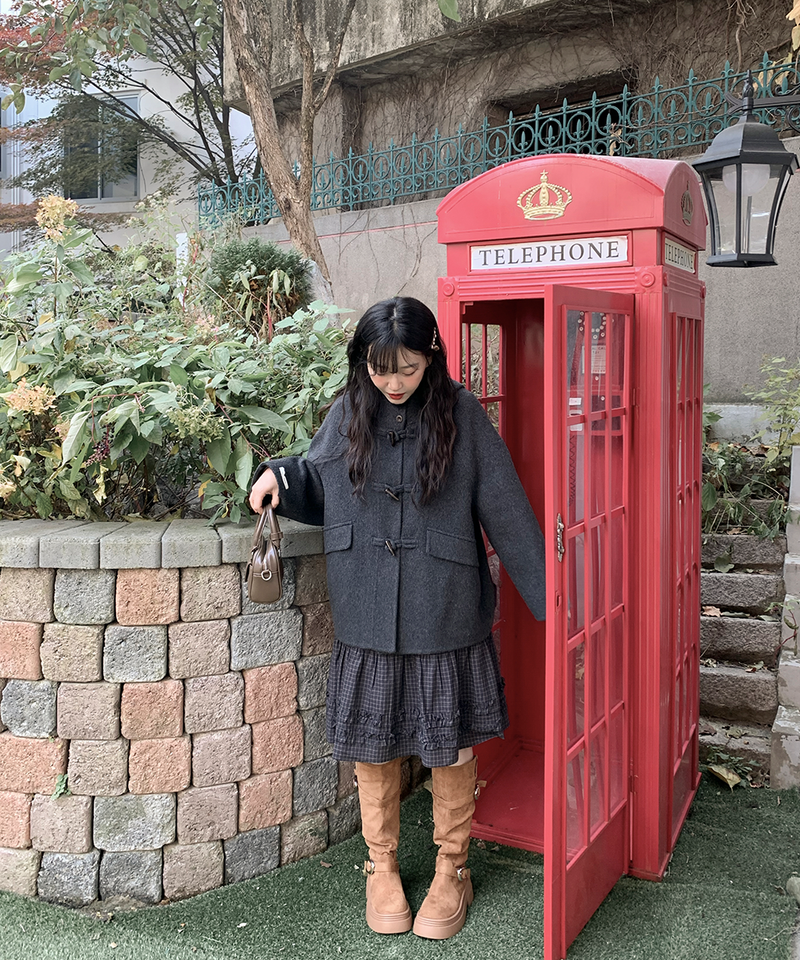 Duffle Half-Length Handmade Coat Jacket