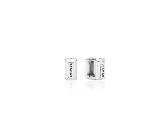 26SS★ Volume Square (W) One-Touch Earrings