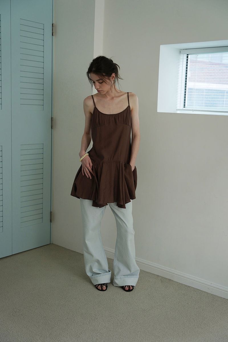 Nina slip dress_brown