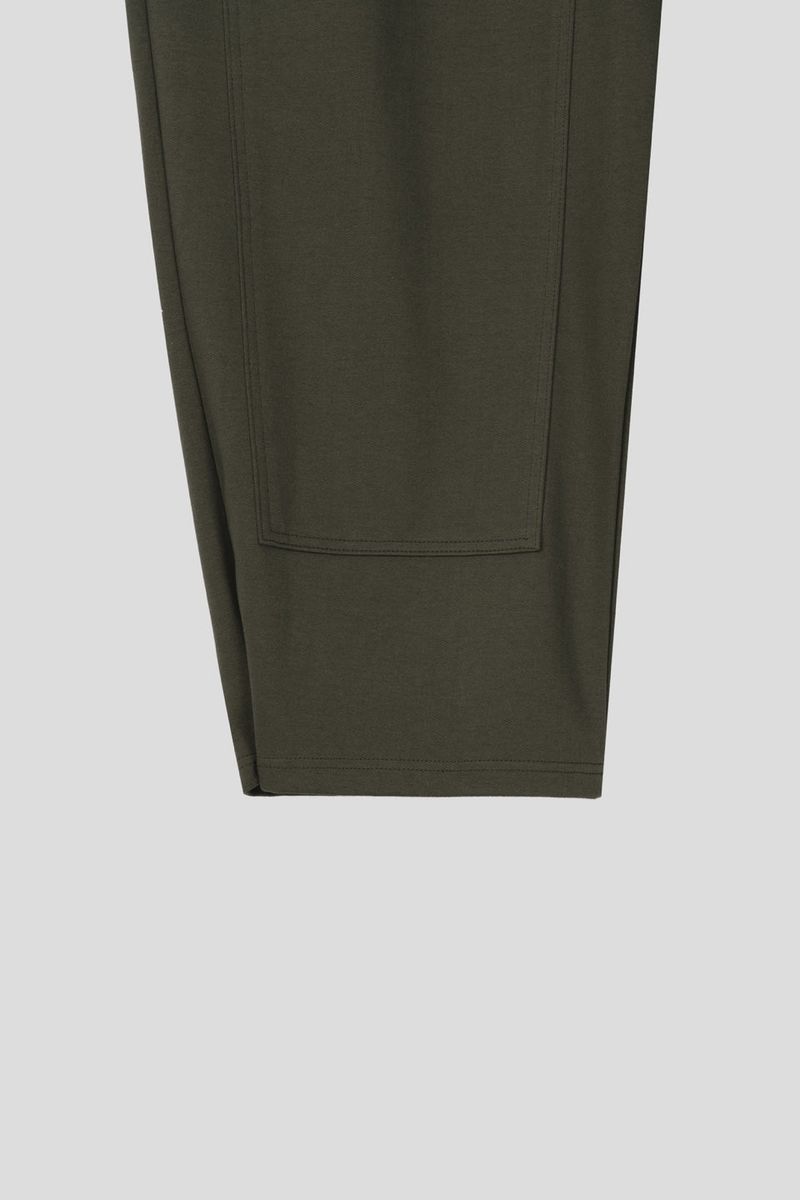 WET DOUBLE KNEE RIVET SWEAT PANTS