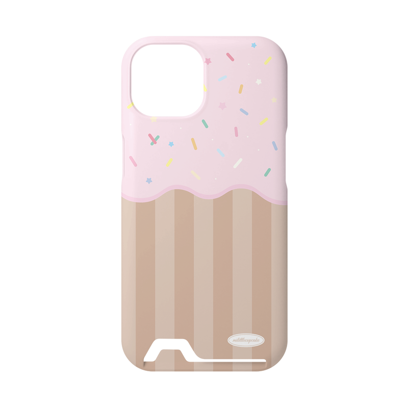 mi ❤︎ littleboutique（ミ❤︎リトルブティック）の「カップケーキカードポケットケース（スマホグッズ/小物）」