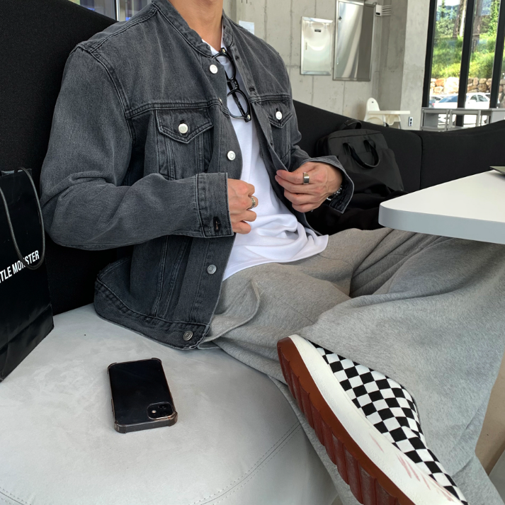 First Semi-Over China Denim Jacket