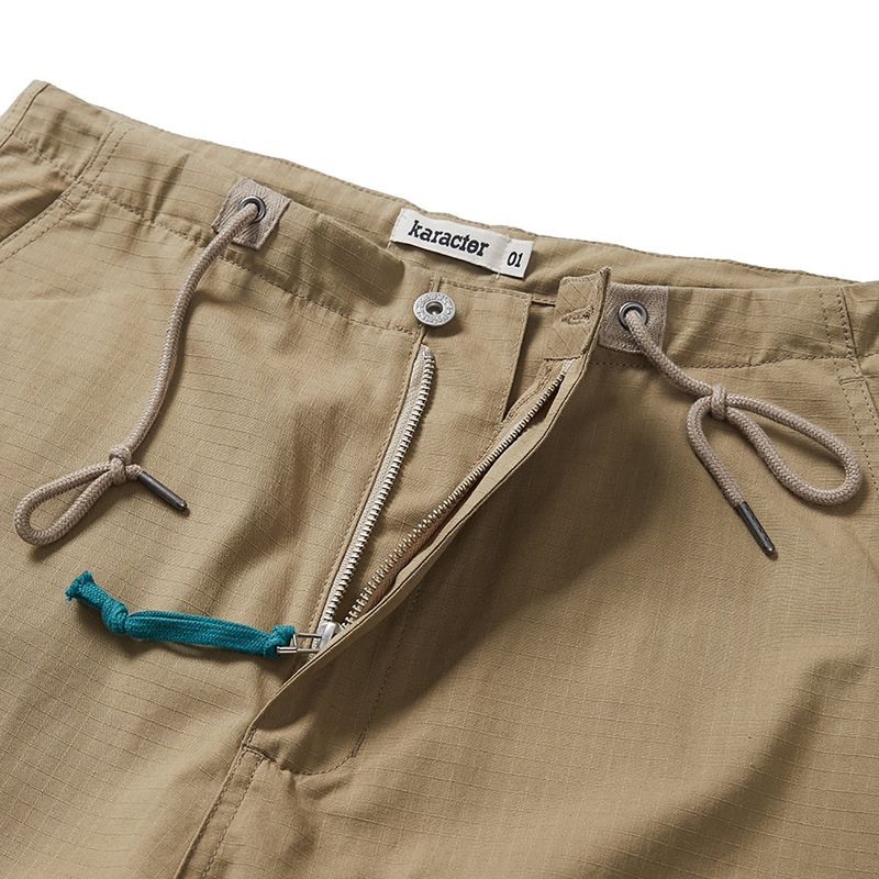 Easy ripstop parachute pants / Beige