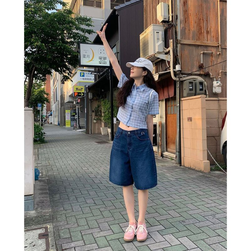 Mao Bermuda Denim Pants