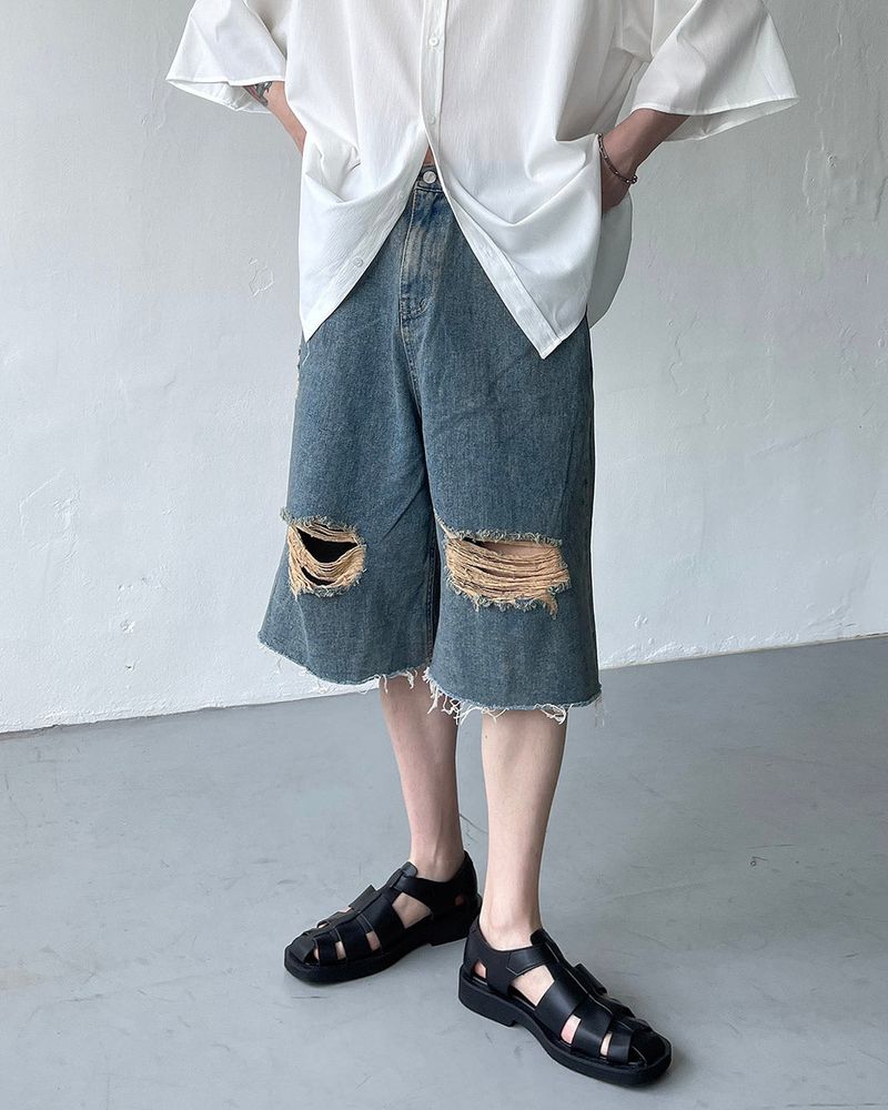 COZINESS（コジネス）の「MG719 レンシアバミューダビンテージデニム（パンツ）」
