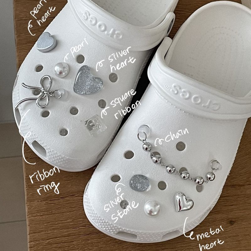 [made]silverlight ver shoes charm set 