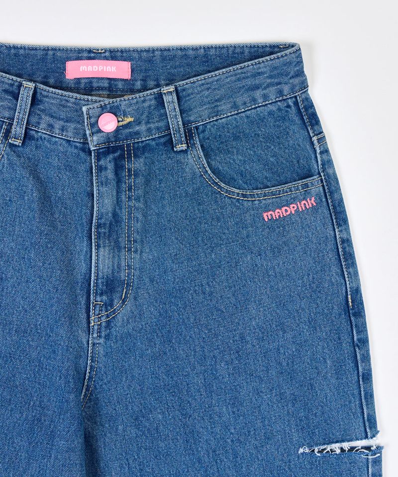 MP HALF CUTTING DENIM PANTS