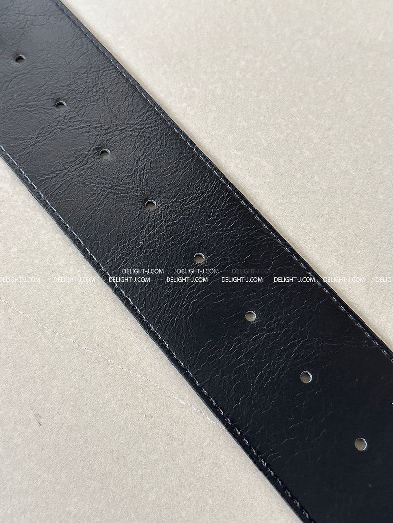 Leather Bold Wide Belt