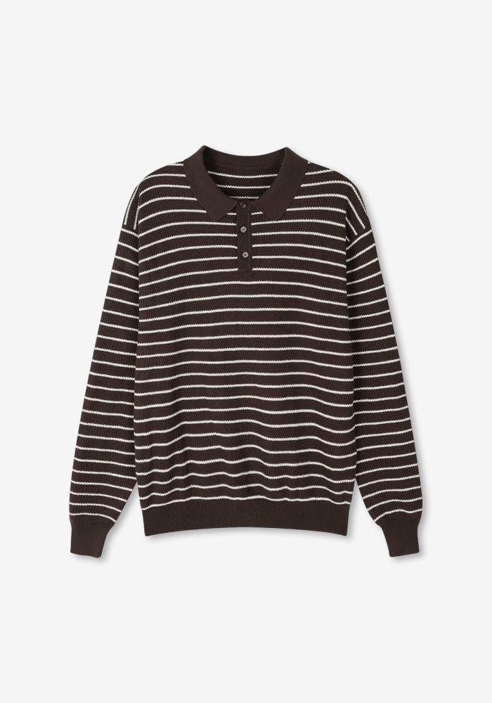 VL Stripe Collar Standard Knit