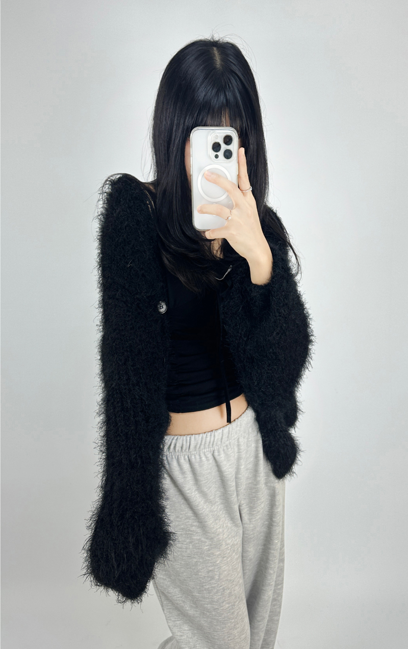 (INNER POINT ITEM♥/LOVELY) 2 COLORS ストリングボウプリーツレースディテールノースリーブタンク