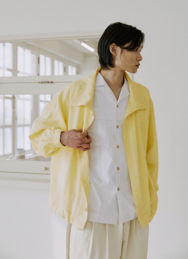 unisex hidden jumper yellow