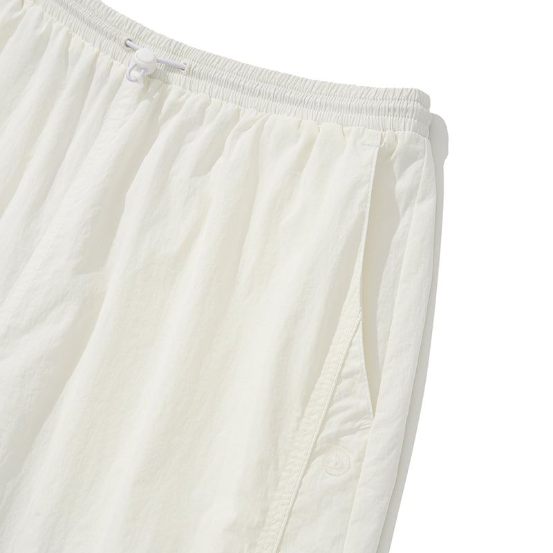 KIRSH PLAIN INCISION WOVEN PANTS [WHITE]