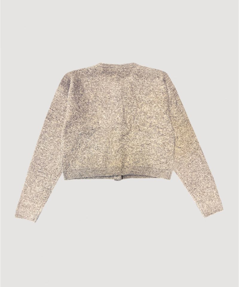 FLUFFY KNIT CARDIGAN