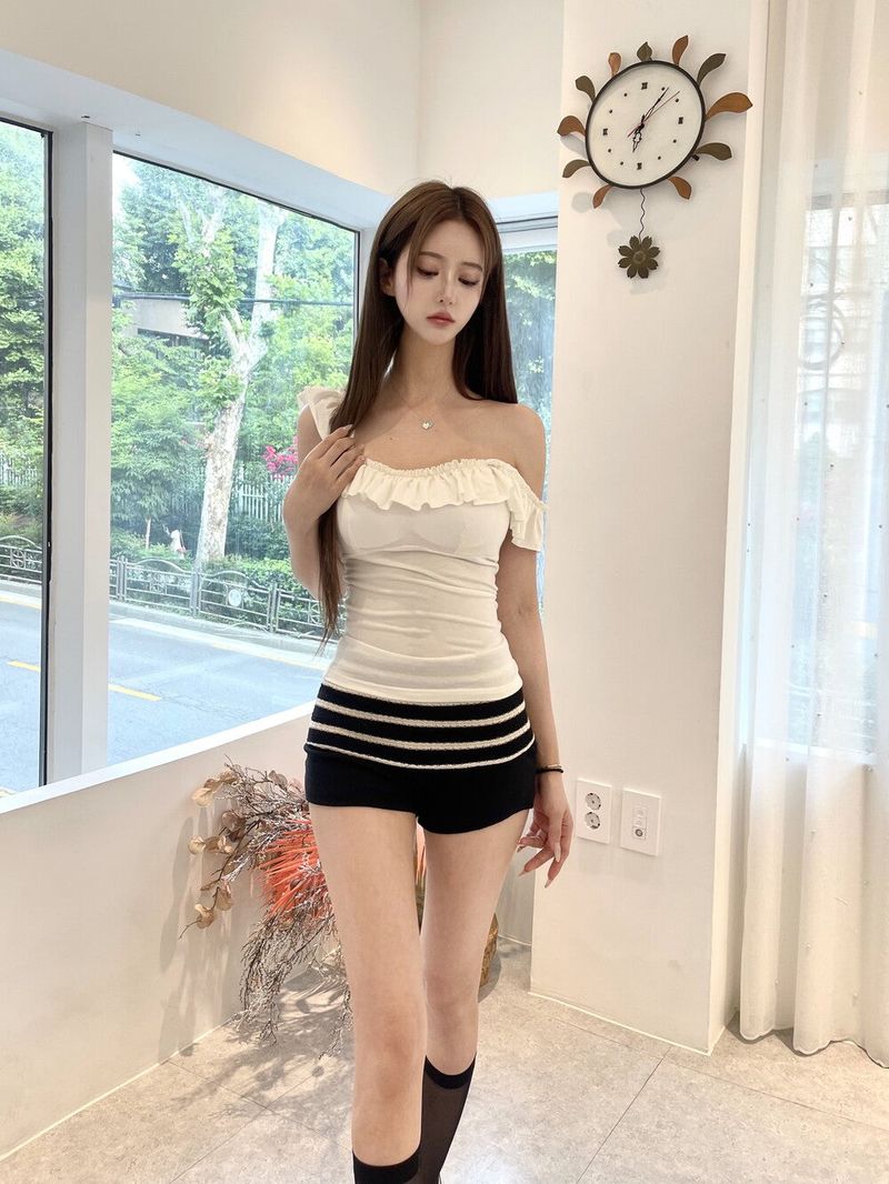 1509. Frill Two-Way Sleeveless (3 Colors)