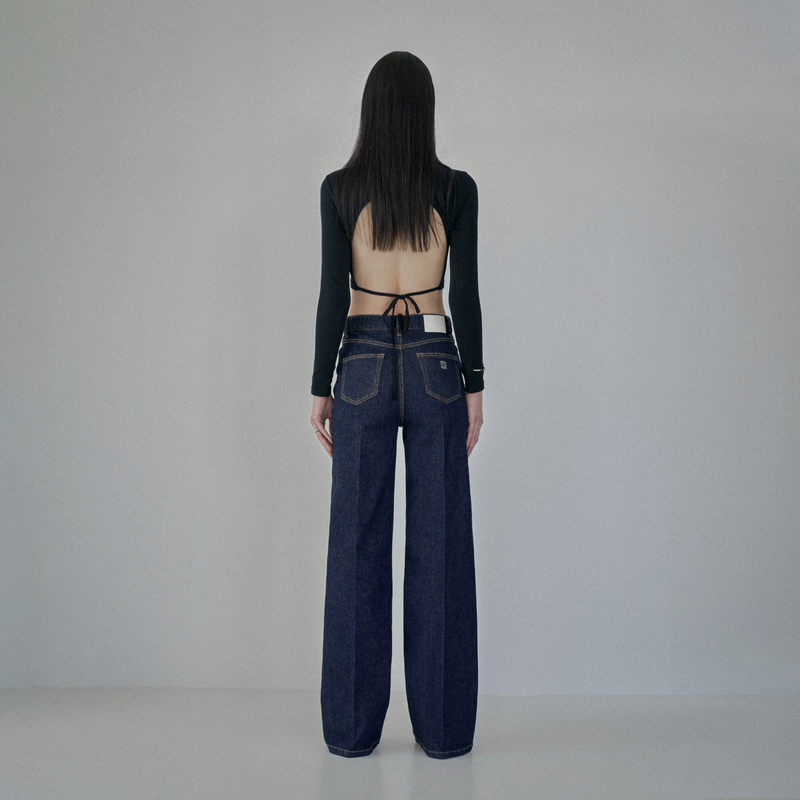 Classic Flare Denim Blue Indigo - YF391