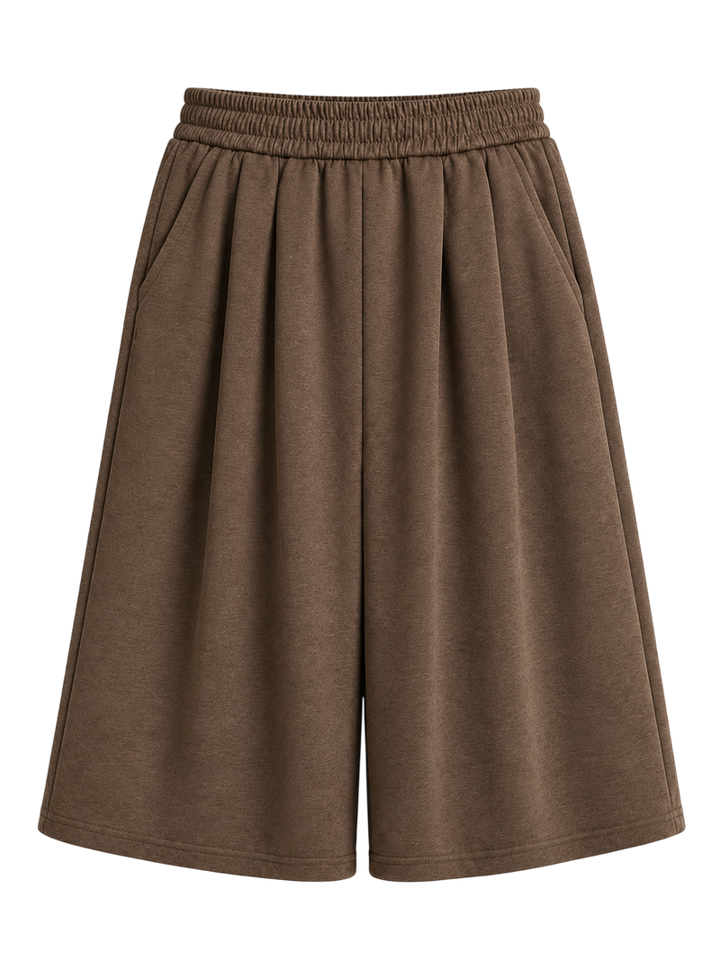 Edin Three-Tuck Wide Bermuda