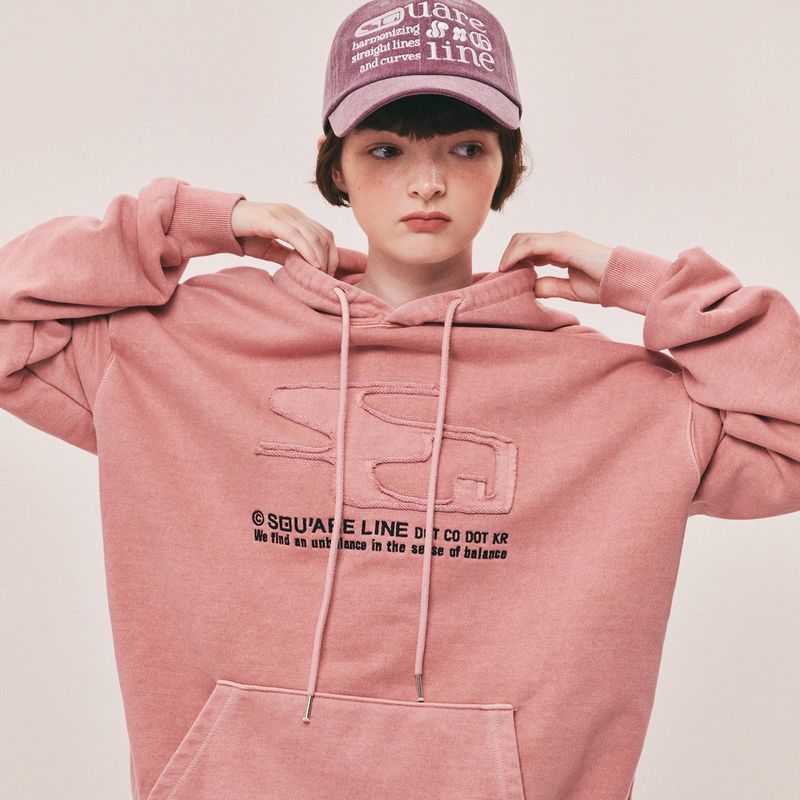 squareline（スクエアライン）の「SQ Vintage Hoodie_Indie Pink（Tops）」