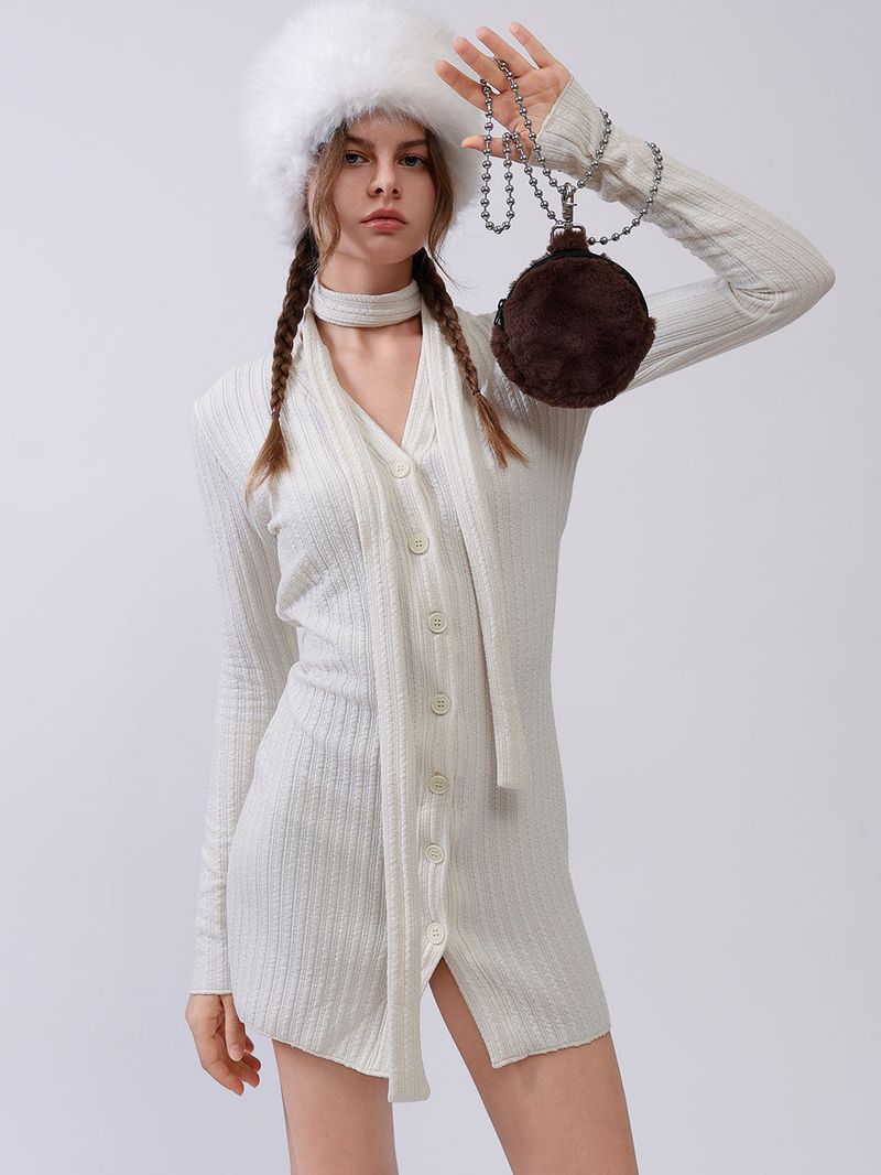 Grumpy Stuff（グロンピースタッフ）の「Fluffy Tambourine Chain Bag - Brown（Bags）」