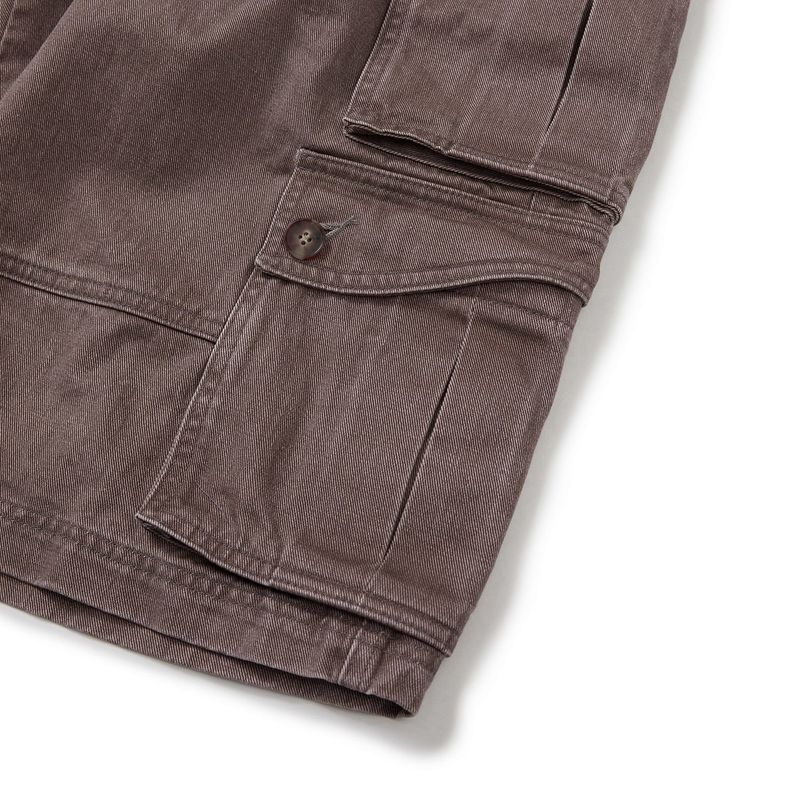 Wanderer cargo bermuda pants / Redish brown