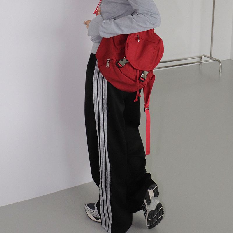 Poring Lace Track Training Pants