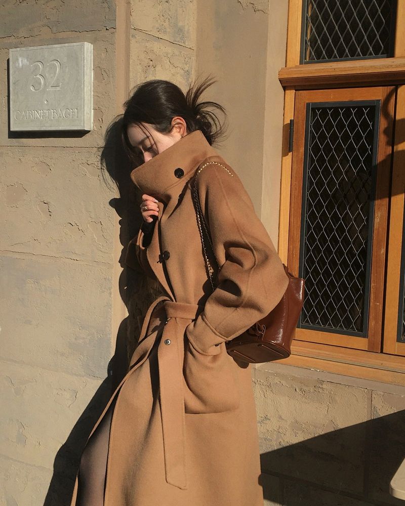 BEIDELLI（ベイデリー）の「[BELLIDE MADE] Log, Handmade High-Neck Long Coat（Jackets/Outerwear）」