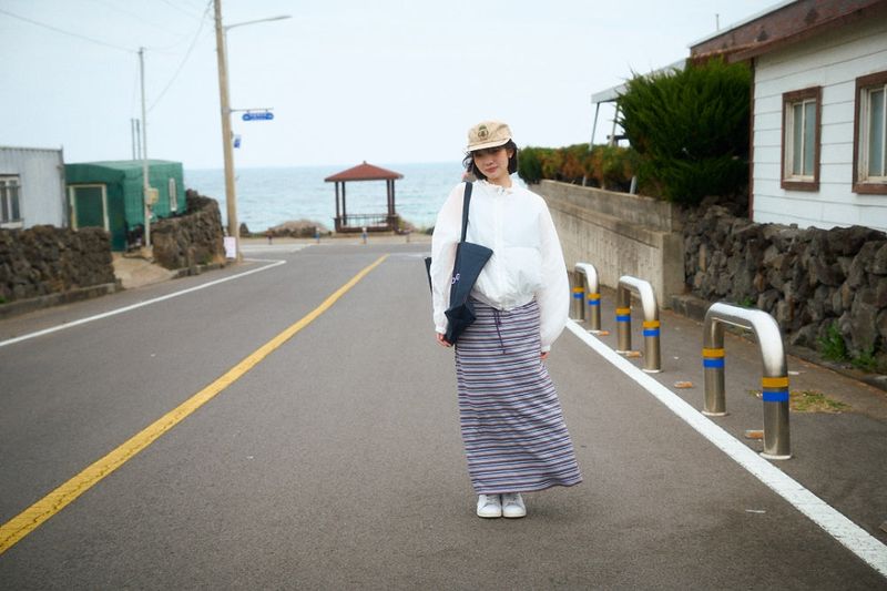 YWD STRIPE SKIRT (2color)