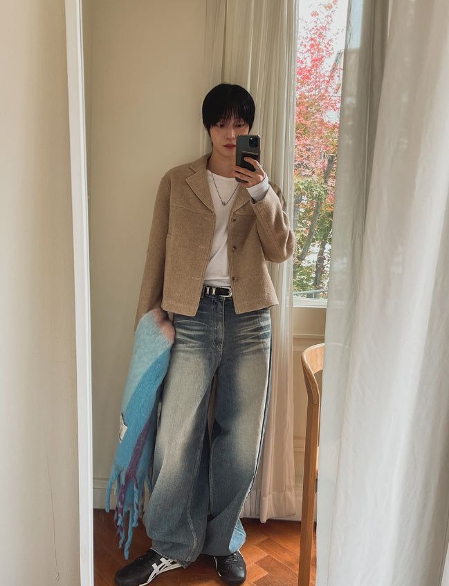 Kenny Wool Crop Blazer
