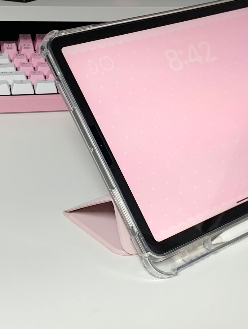 lace polka dot ipad case (for tablets 11” above)